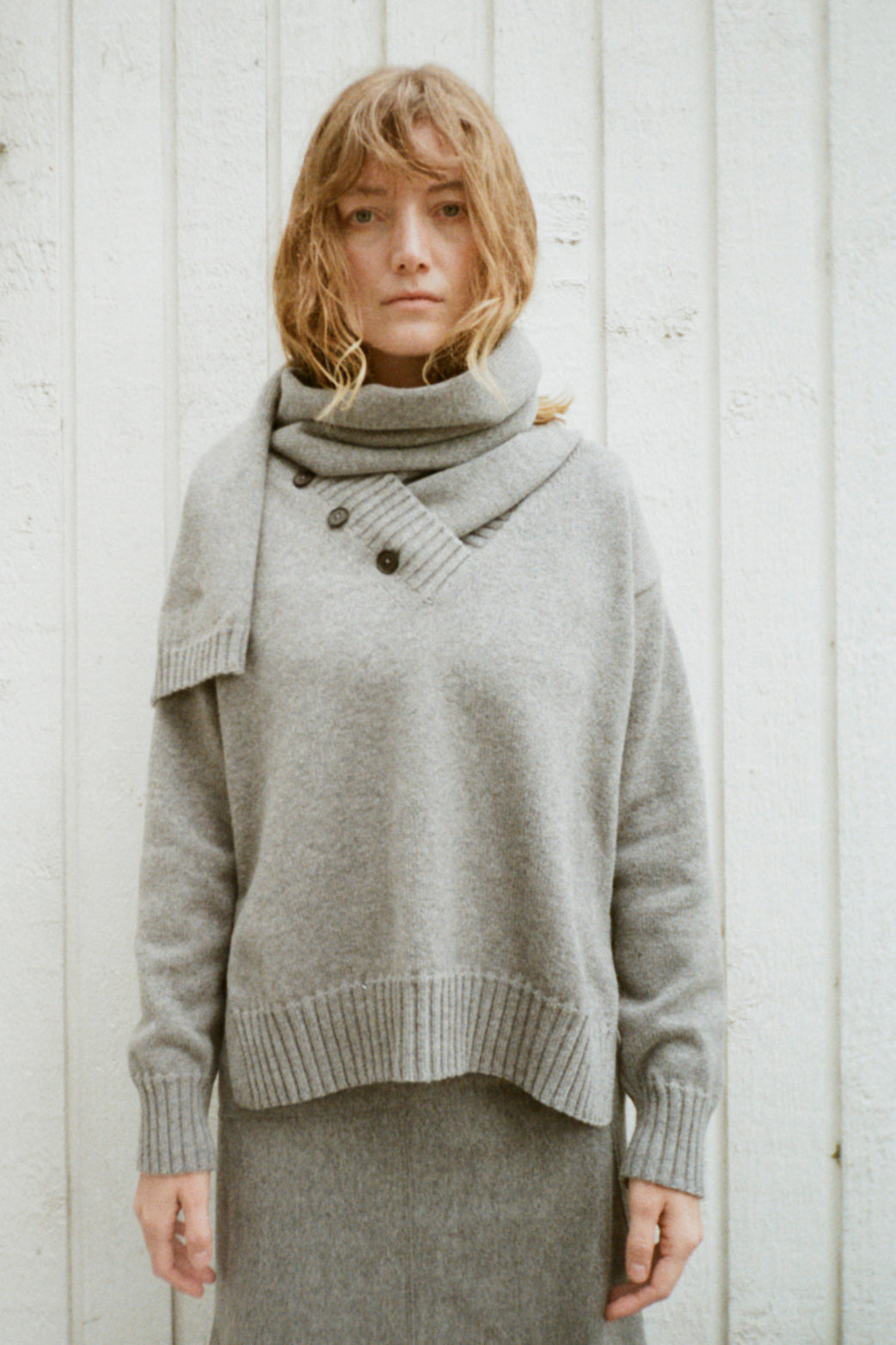 LÆSØ LAMBSWOOL SWEATER 2-IN-1