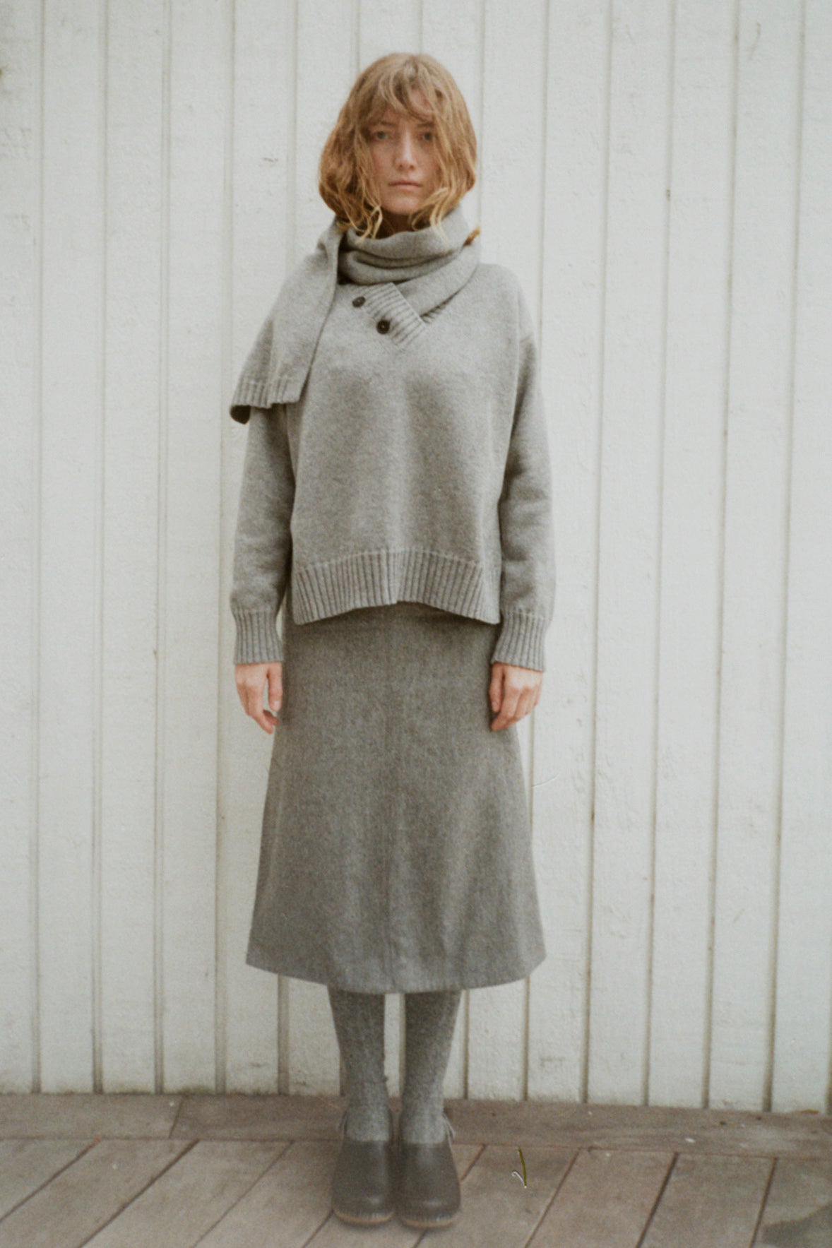 LÆSØ LAMBSWOOL SWEATER 2-IN-1