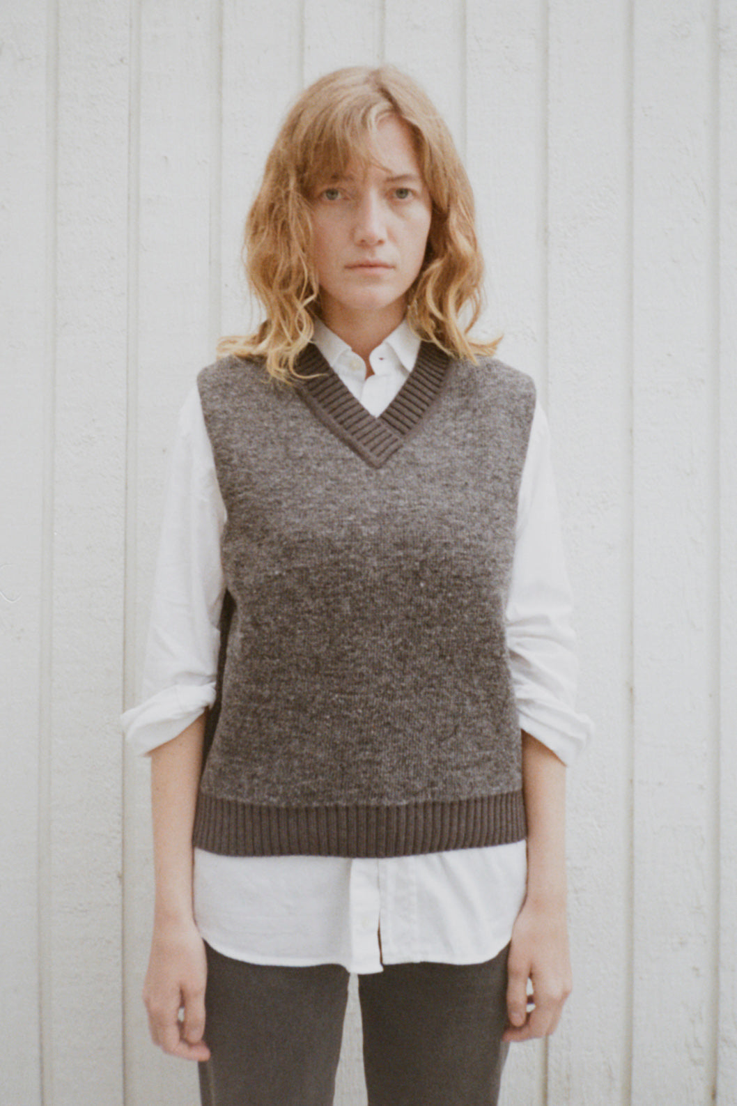 FEMØ ICELANDIC WOOL V-NECK VEST