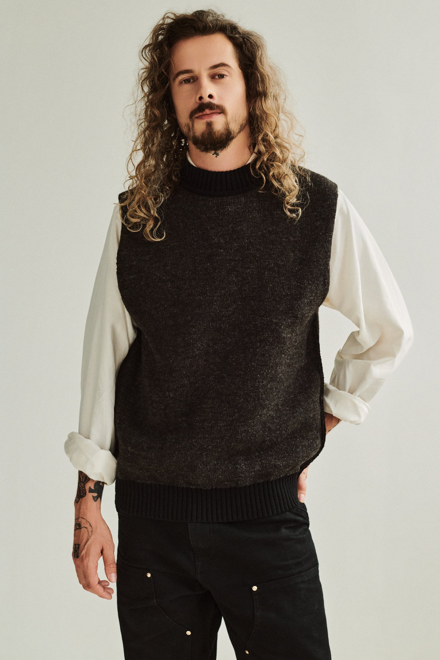 ORØ ICELANDIC WOOL CREWNECK VEST