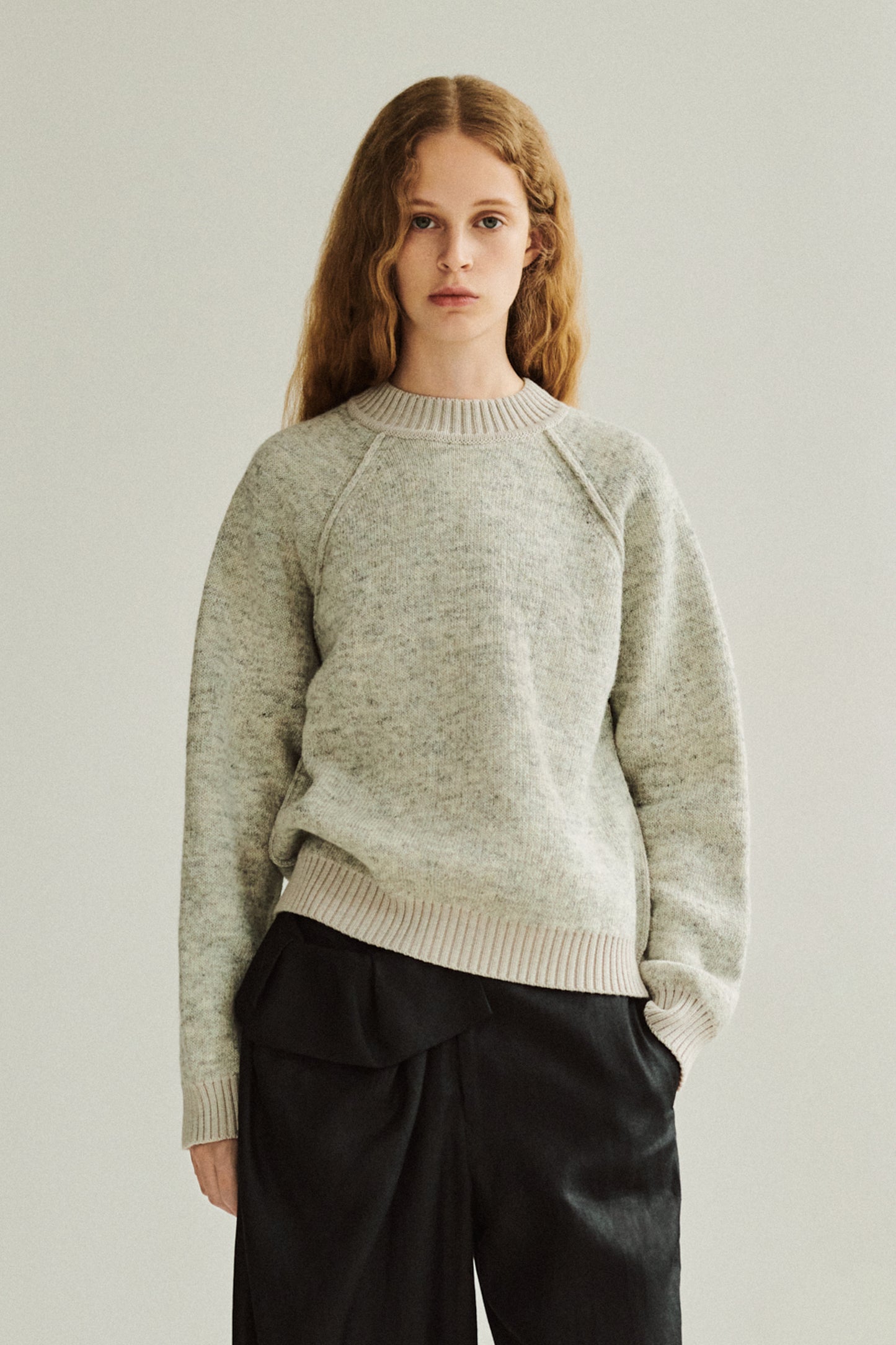 FEJØ ICELANDIC WOOL CREWNECK SWEATER