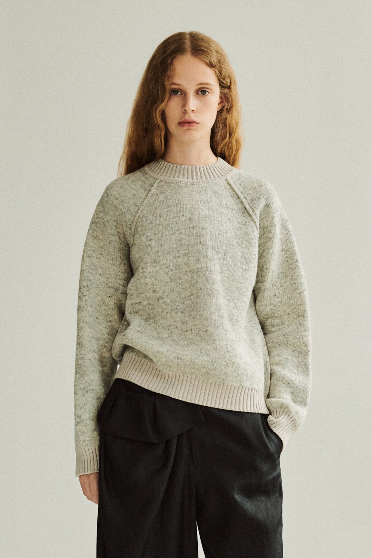 FEJØ ICELANDIC WOOL CREWNECK SWEATER