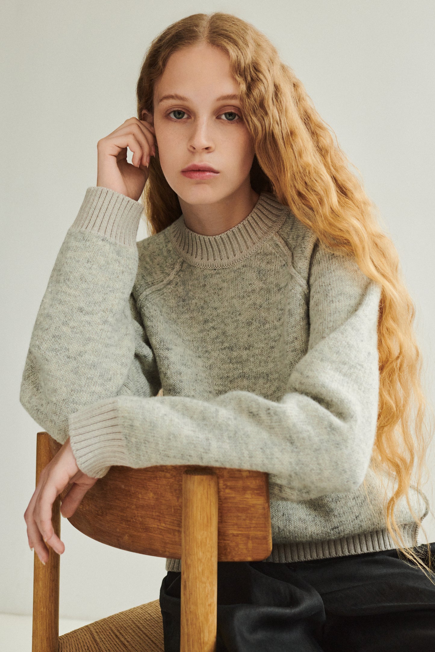 FEJØ ICELANDIC WOOL CREWNECK SWEATER