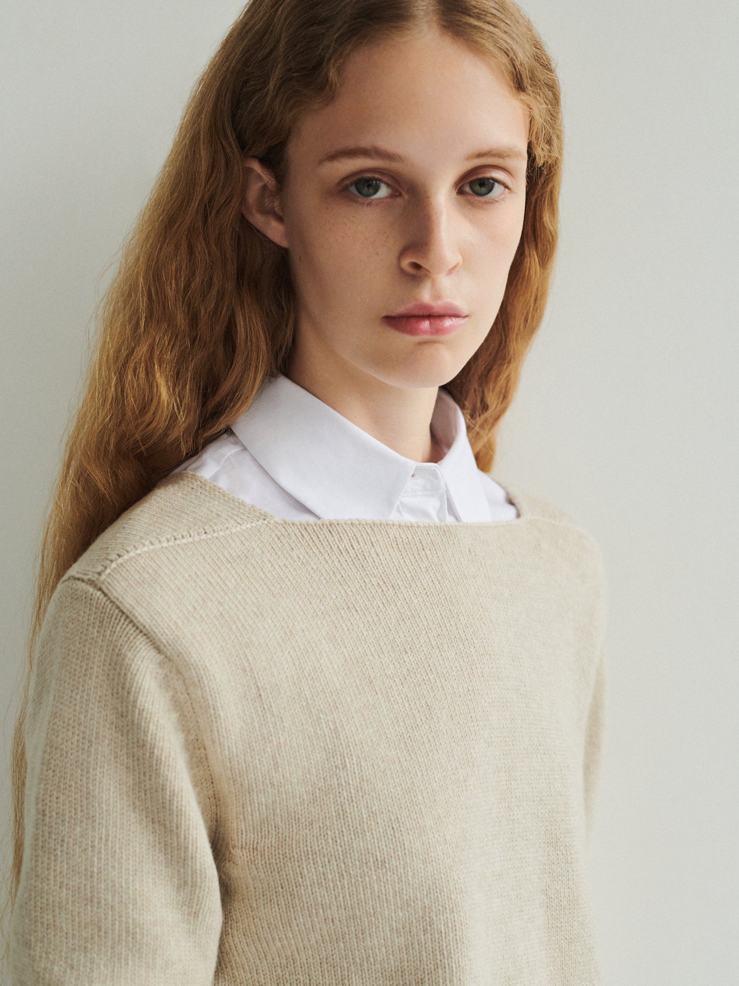 TREKRONER LAMBSWOOL BOATNECK SWEATER