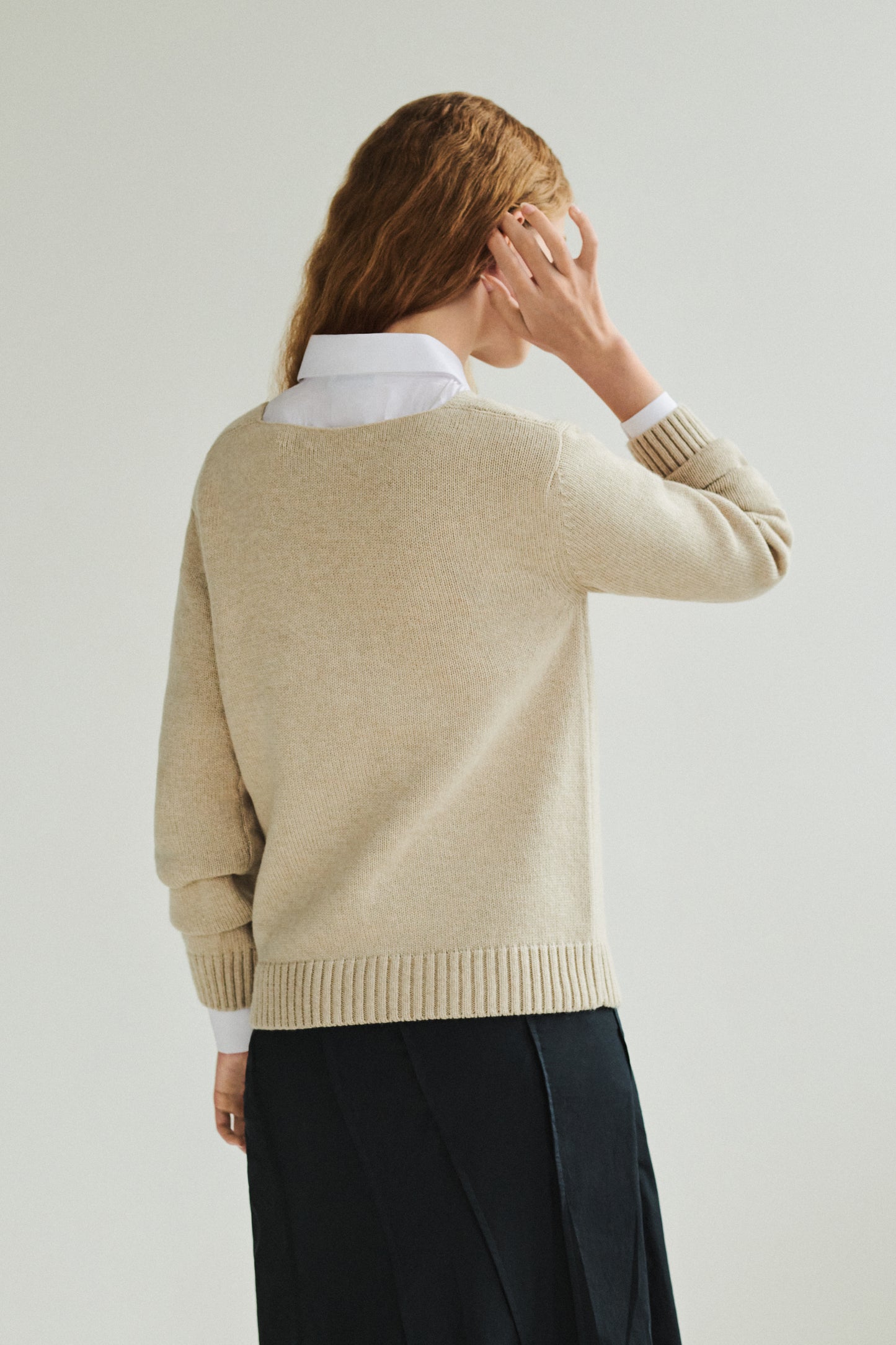 TREKRONER LAMBSWOOL BOATNECK SWEATER