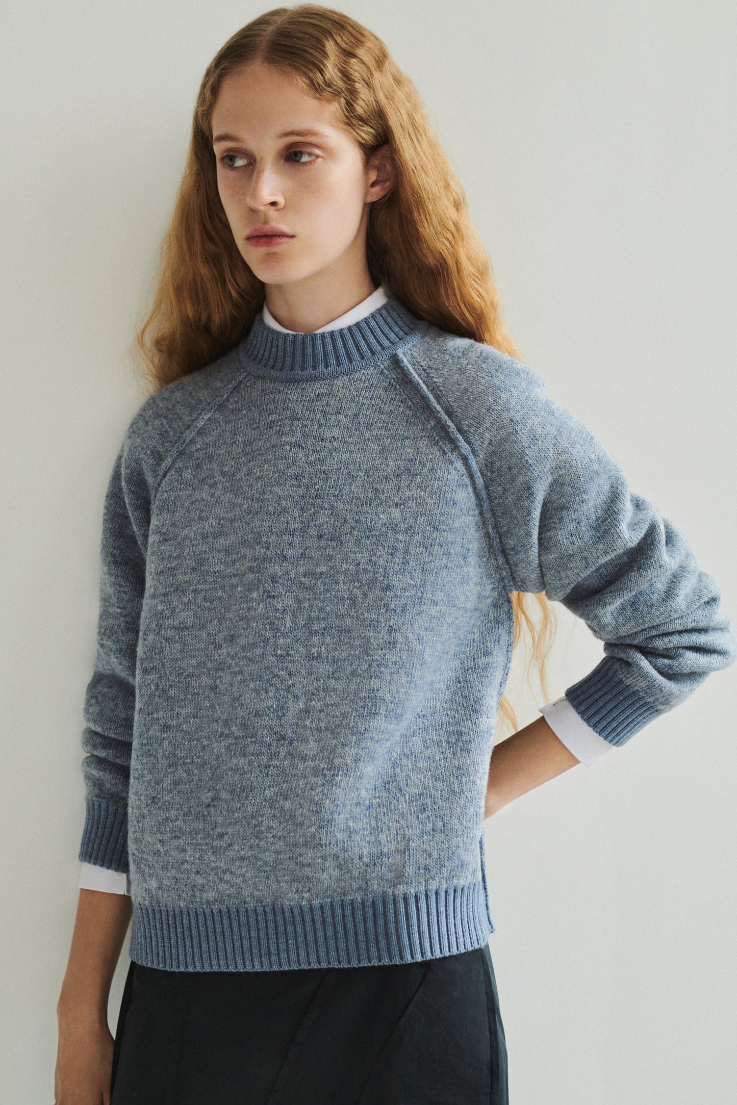 FEJØ ICELANDIC WOOL CREWNECK SWEATER