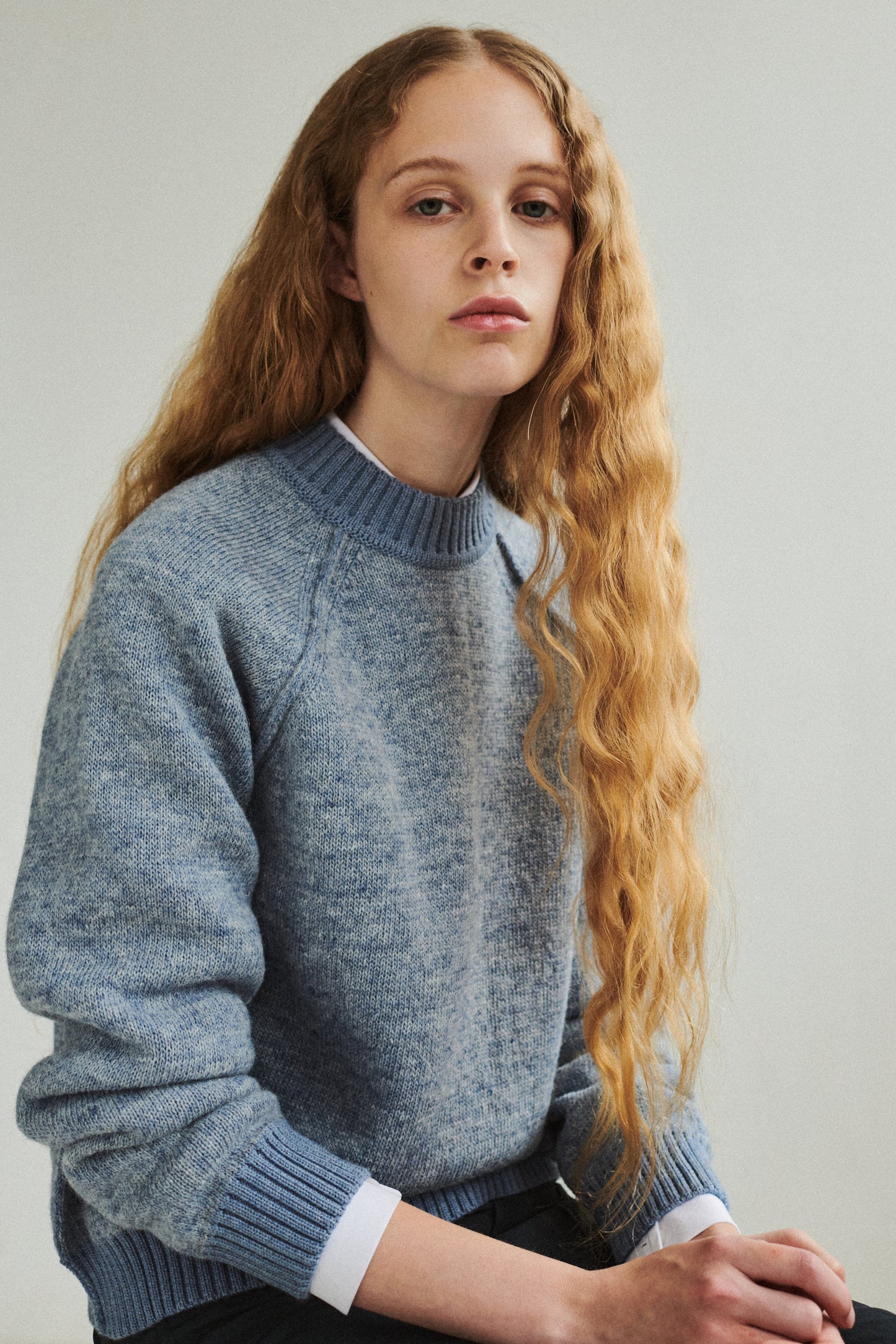 FEJØ ICELANDIC WOOL CREWNECK SWEATER