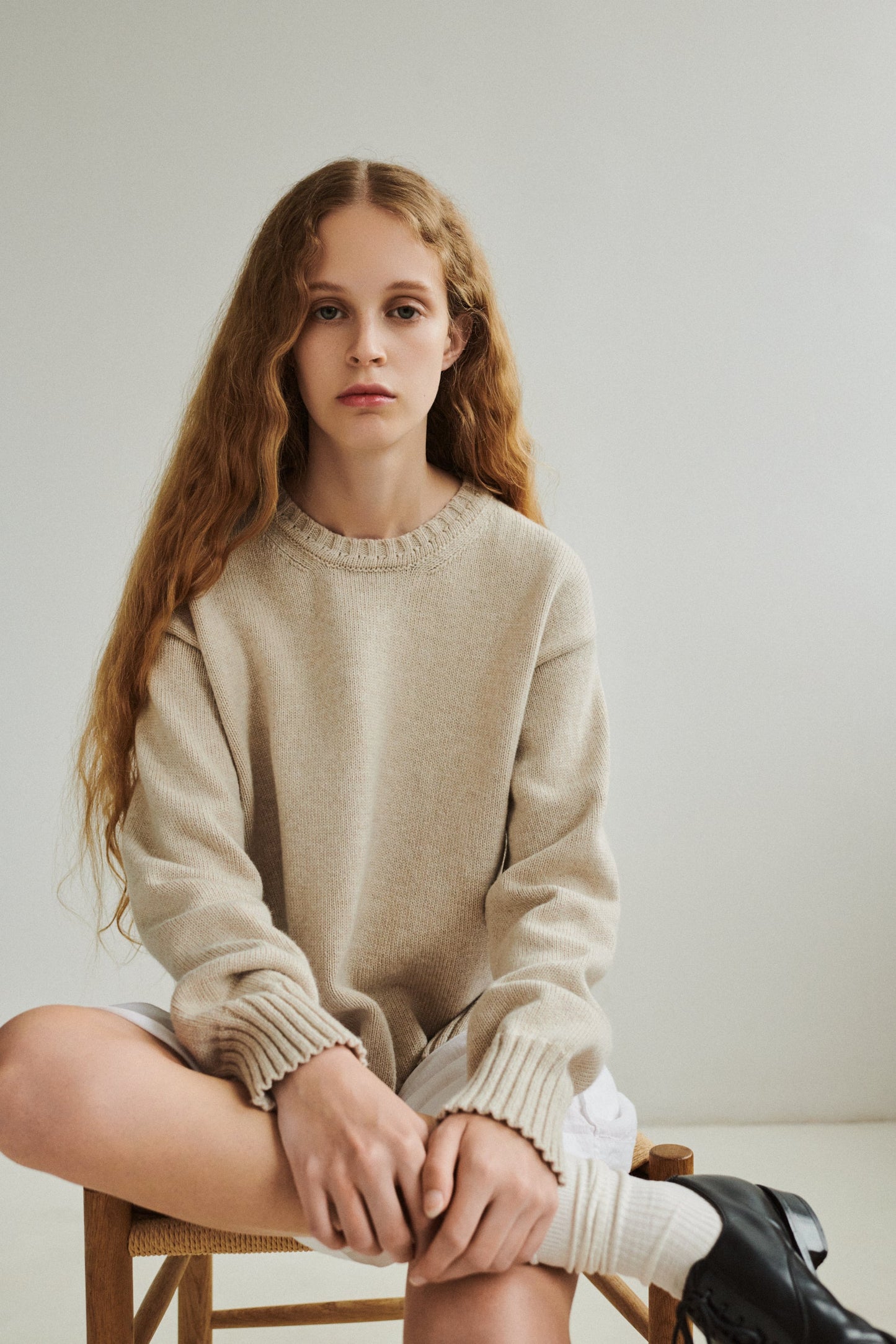 ASKØ LAMBSWOOL SWEATER 2-IN-1