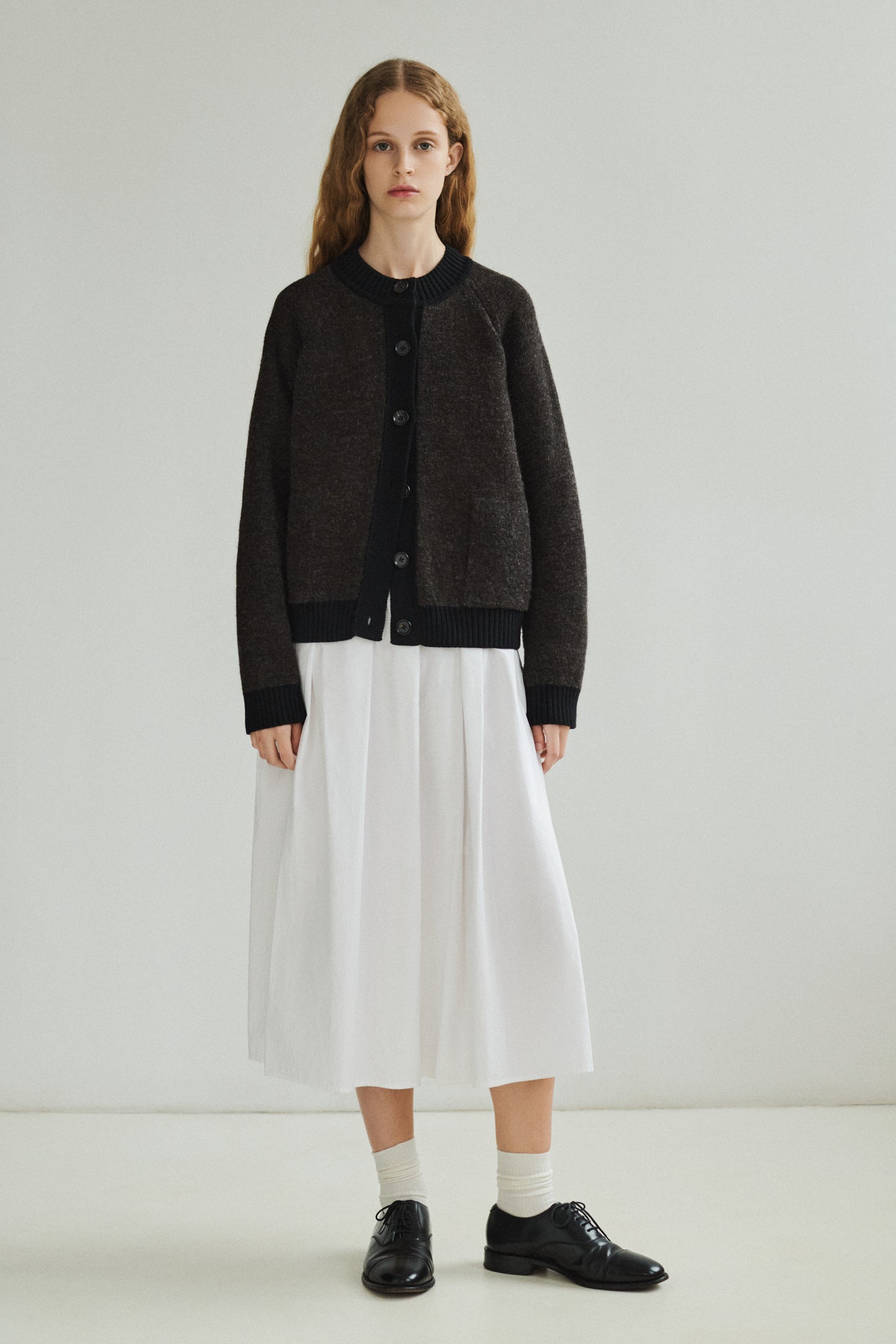 ÆRØ ICELANDIC WOOL CREW-NECK BOMBER