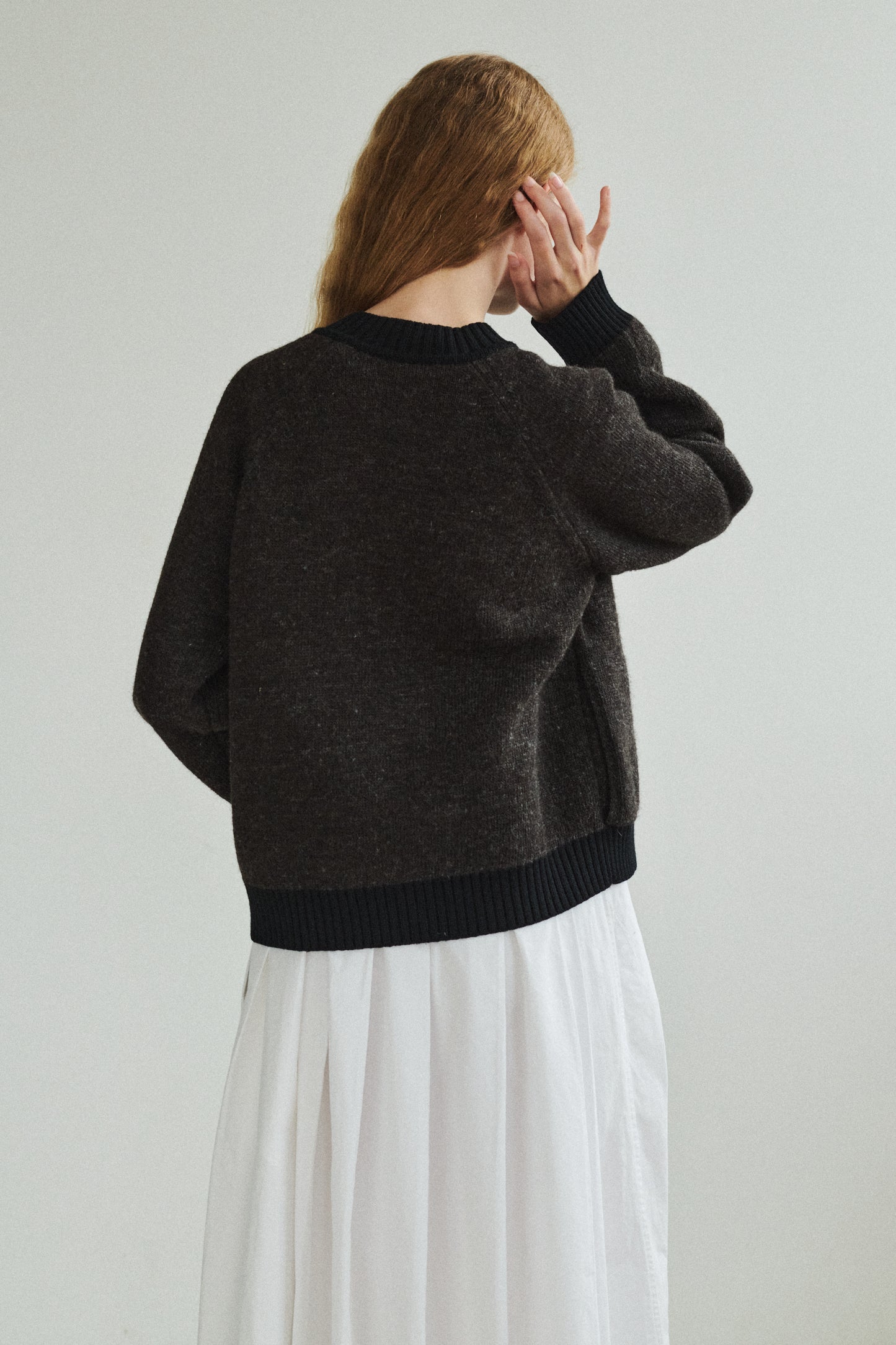 ÆRØ ICELANDIC WOOL CREW-NECK BOMBER