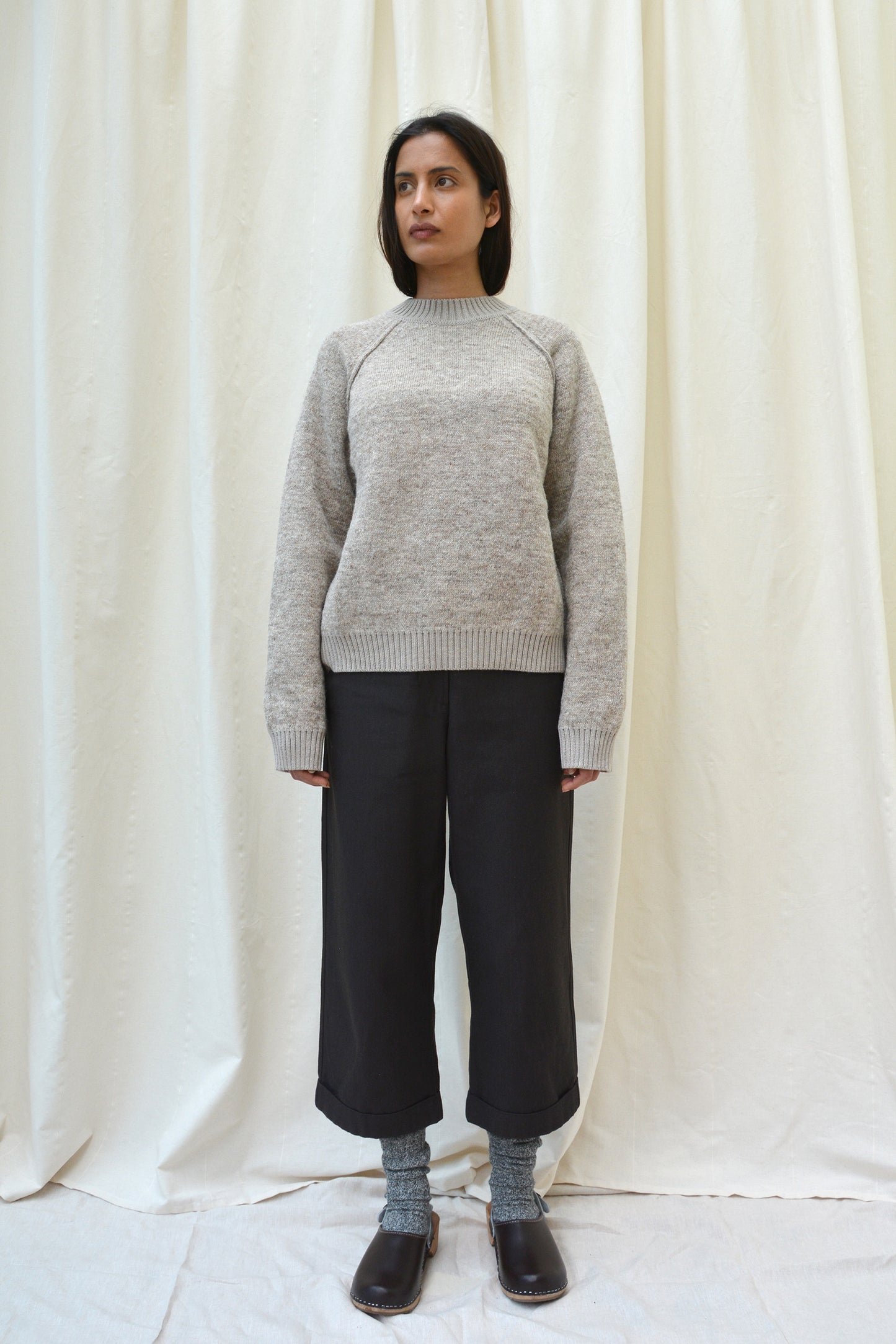 FEJØ ICELANDIC WOOL CREWNECK SWEATER