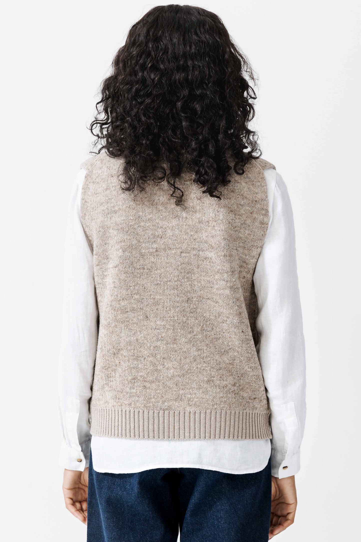 OMØ ICELANDIC WOOL CREWNECK VEST