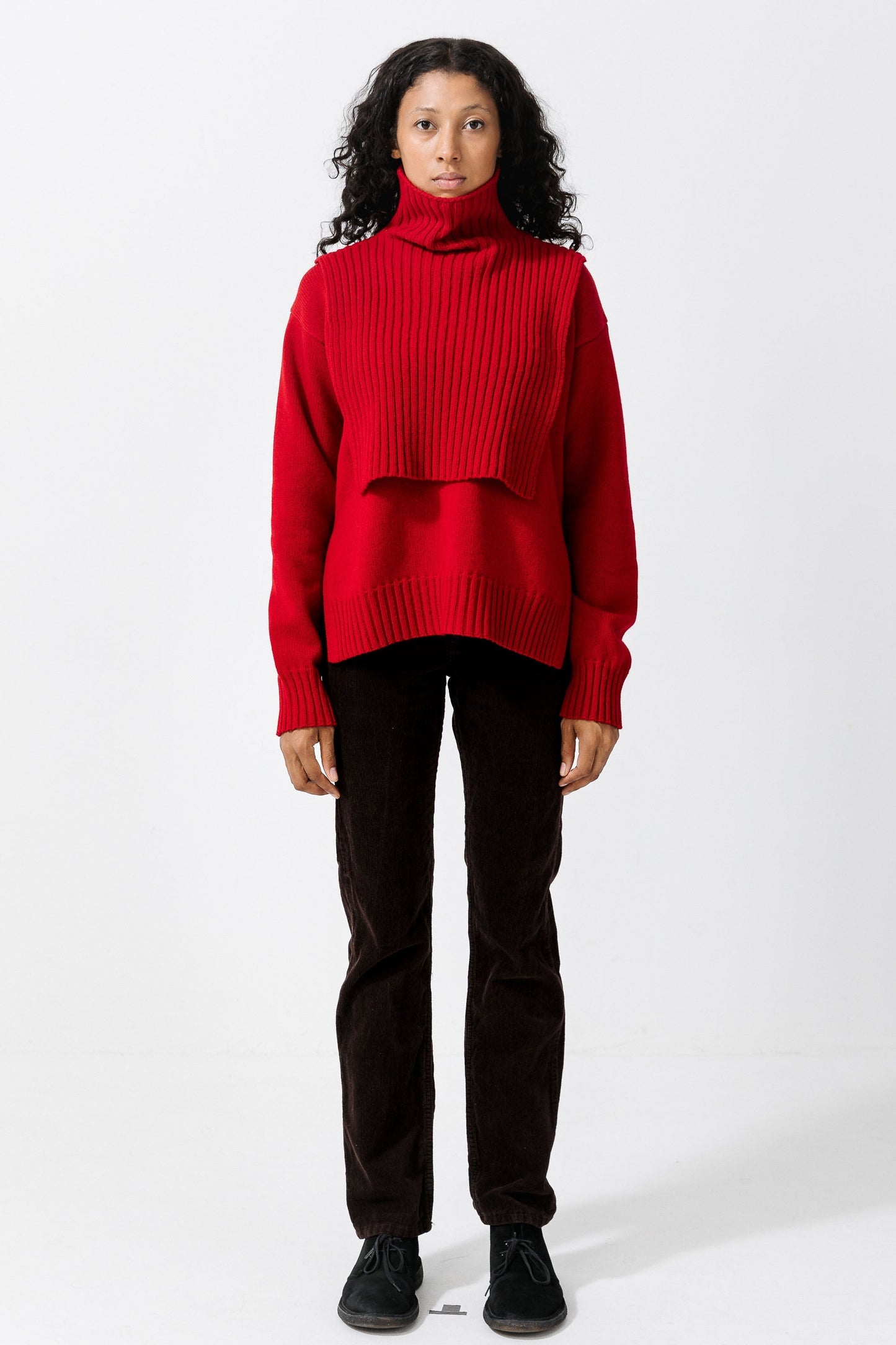 ASKØ LAMBSWOOL SWEATER 2-IN-1