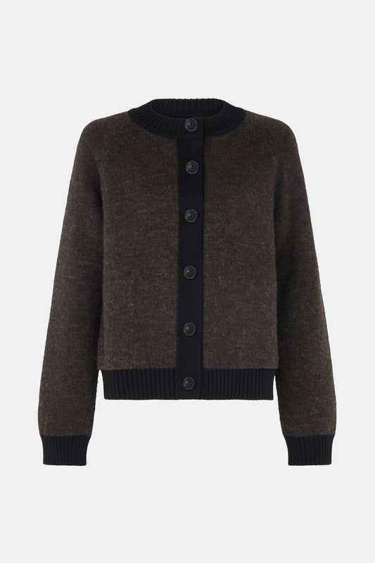 ÆRØ ICELANDIC WOOL CREW-NECK BOMBER