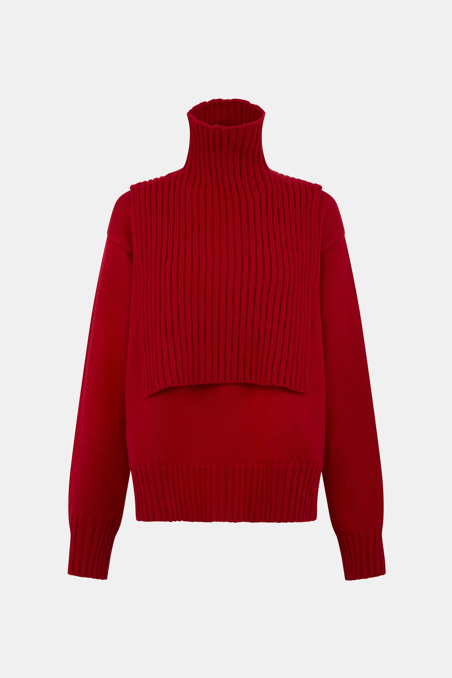 ASKØ LAMBSWOOL SWEATER 2-IN-1