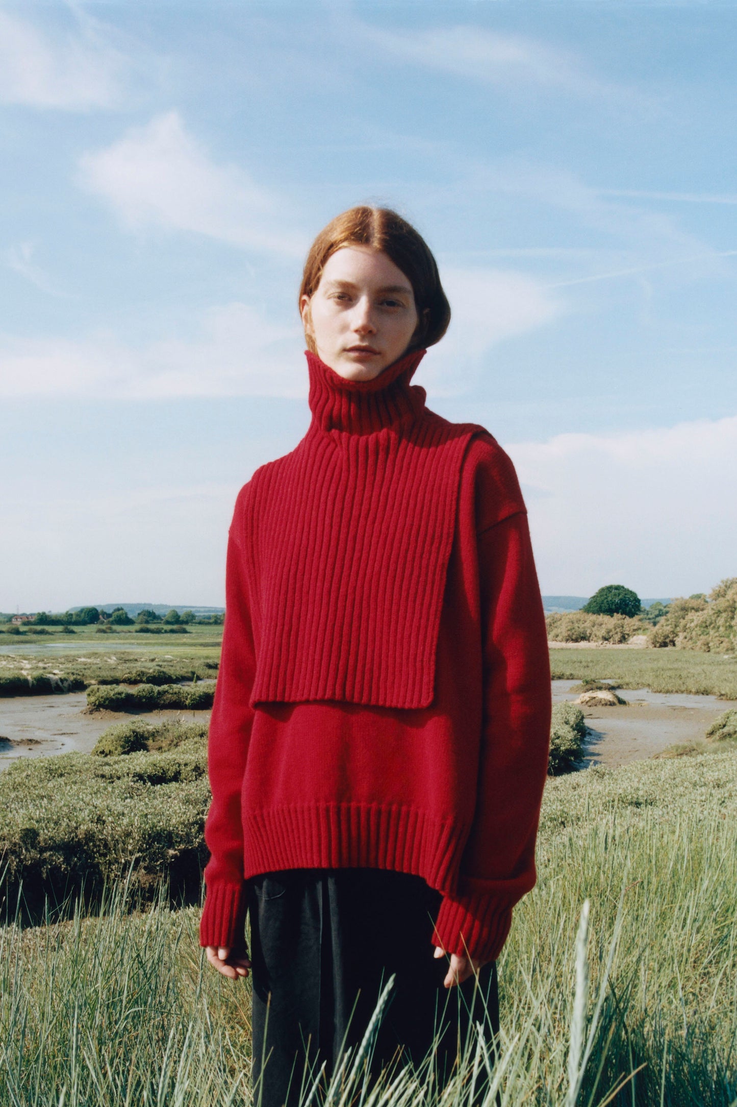 ASKØ LAMBSWOOL SWEATER 2-IN-1