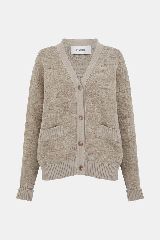 FYN ICELANDIC WOOL V-NECK CARDIGAN
