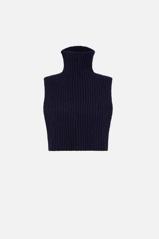 LILLEØ LAMBSWOOL BIB HIGH NECK
