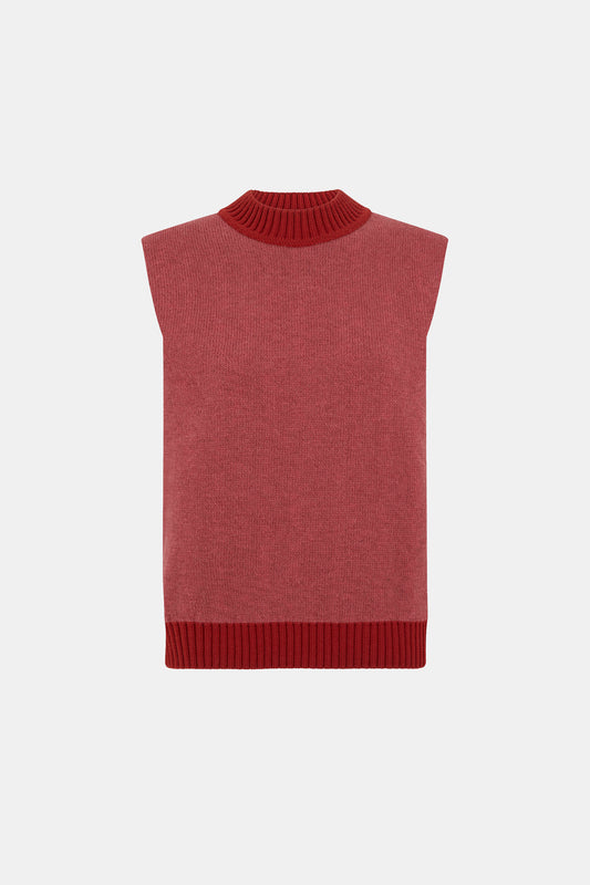 OMØ ICELANDIC WOOL CREWNECK VEST