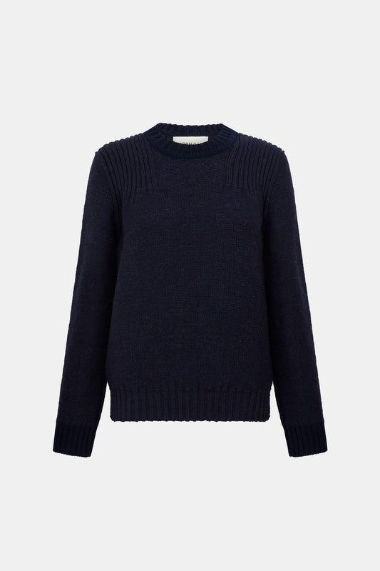 SKARØ BRITISH WOOL CREWNECK SWEATER