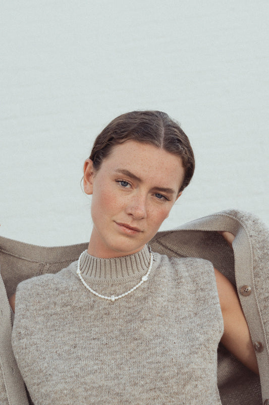 OMØ ICELANDIC WOOL CREWNECK VEST