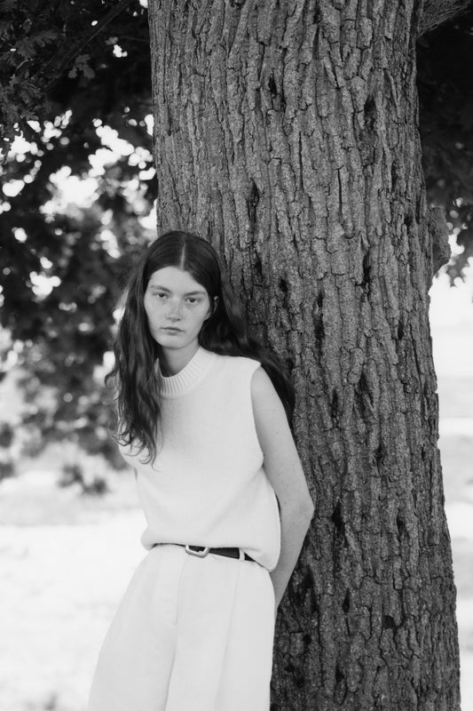 OMØ ICELANDIC WOOL CREWNECK VEST