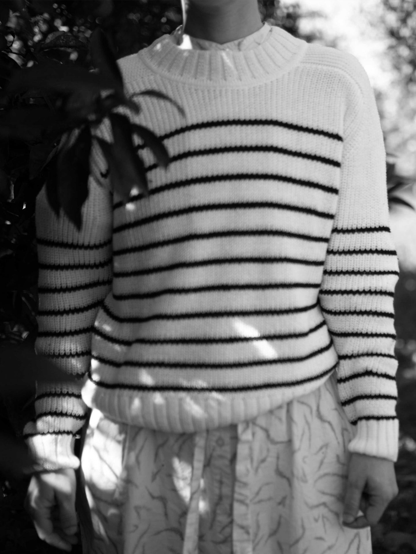 FUR COTTON/LINEN SWEATER