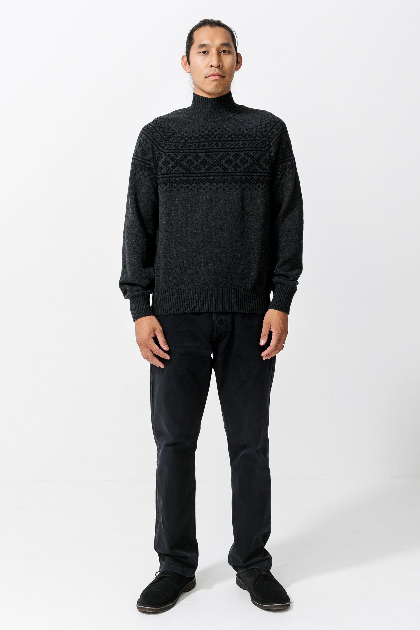 MENS SAMSØ LAMBSWOOL SWEATER HALF NECK