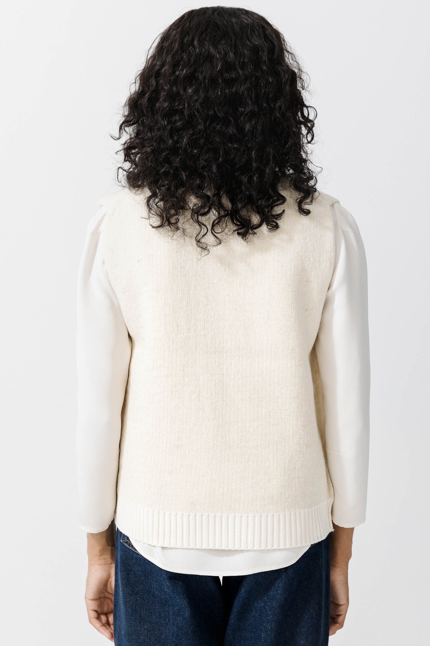 OMØ ICELANDIC WOOL CREWNECK VEST