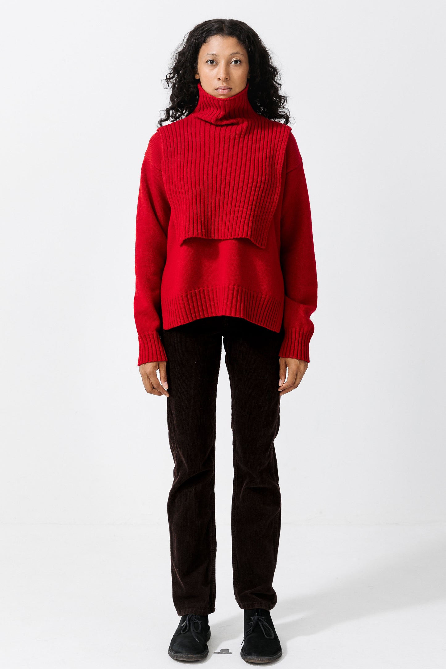 ASKØ LAMBSWOOL SWEATER 2-IN-1