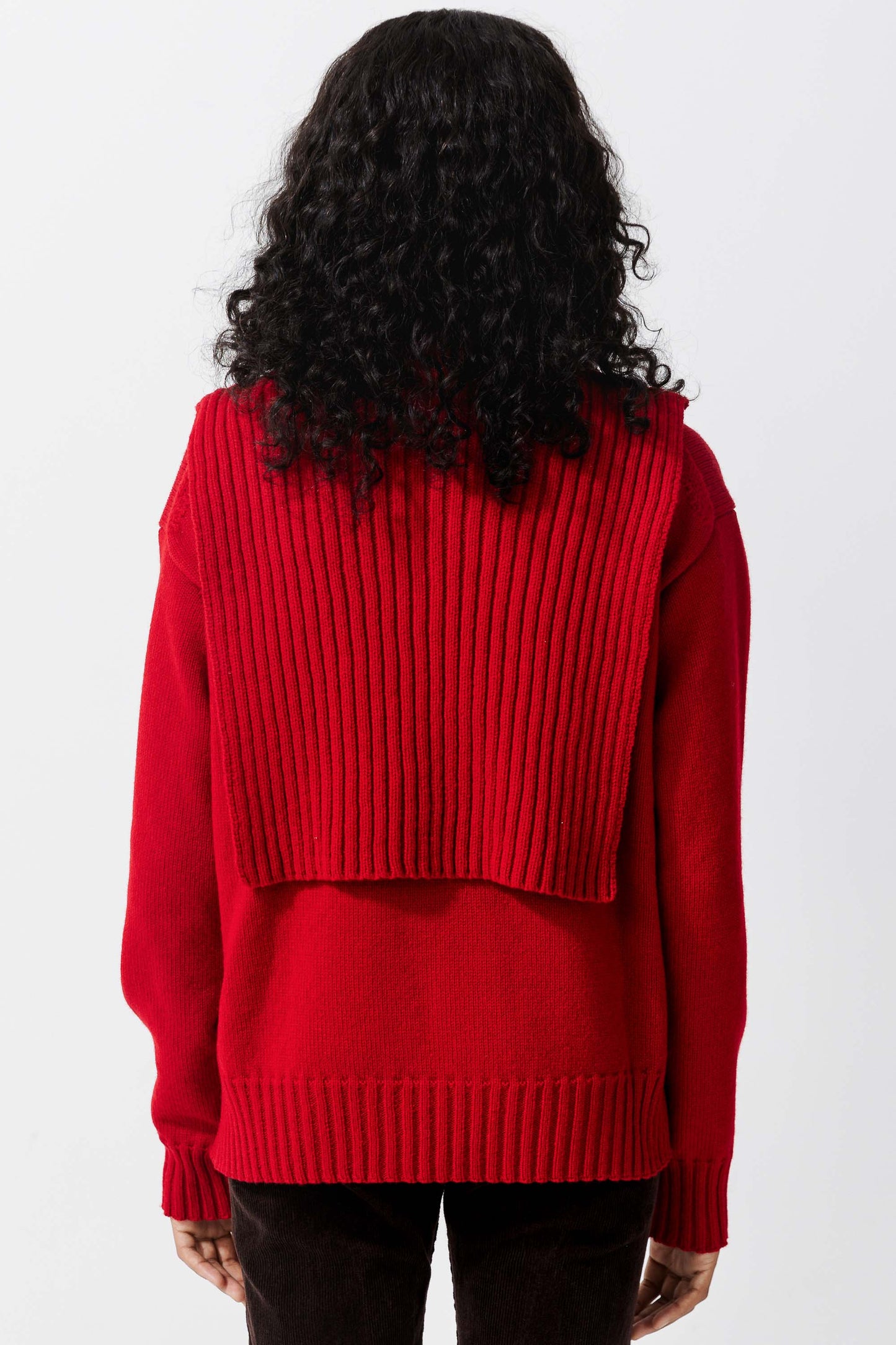 ASKØ LAMBSWOOL SWEATER 2-IN-1