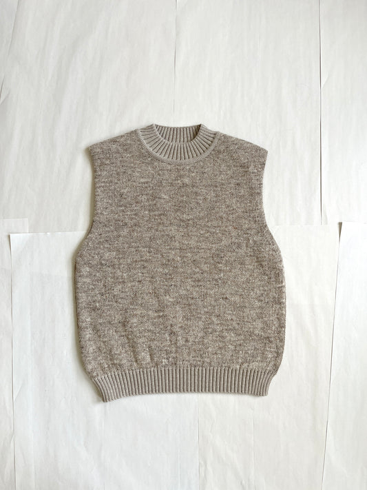 OMØ ICELANDIC WOOL CREWNECK VEST