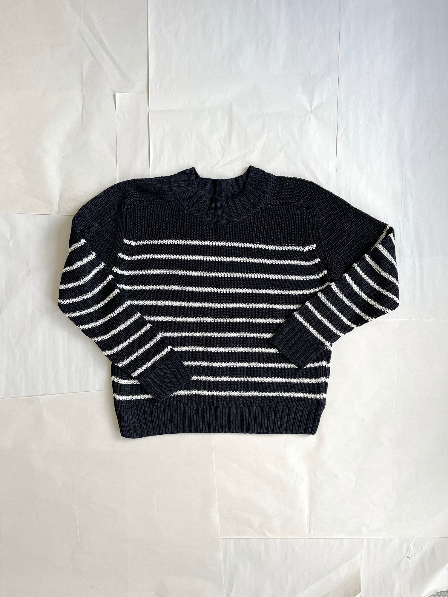 FUR COTTON/LINEN SWEATER