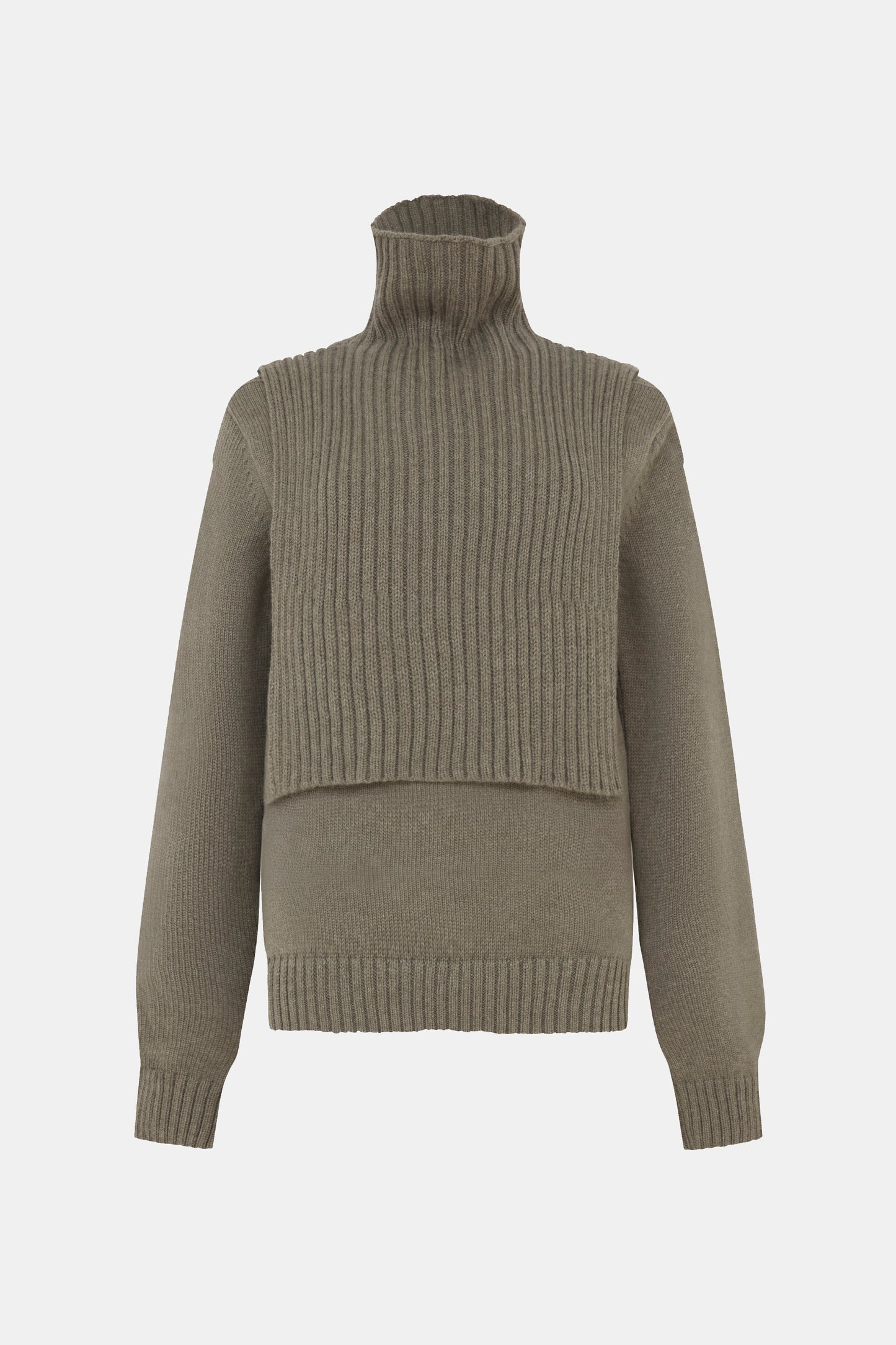 ASKØ LAMBSWOOL SWEATER 2-IN-1