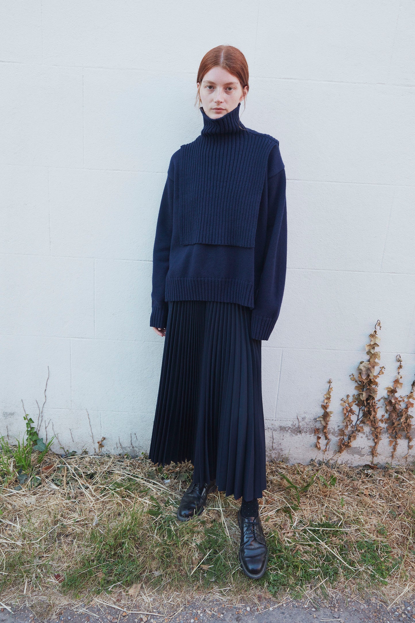 ASKØ LAMBSWOOL SWEATER 2-IN-1