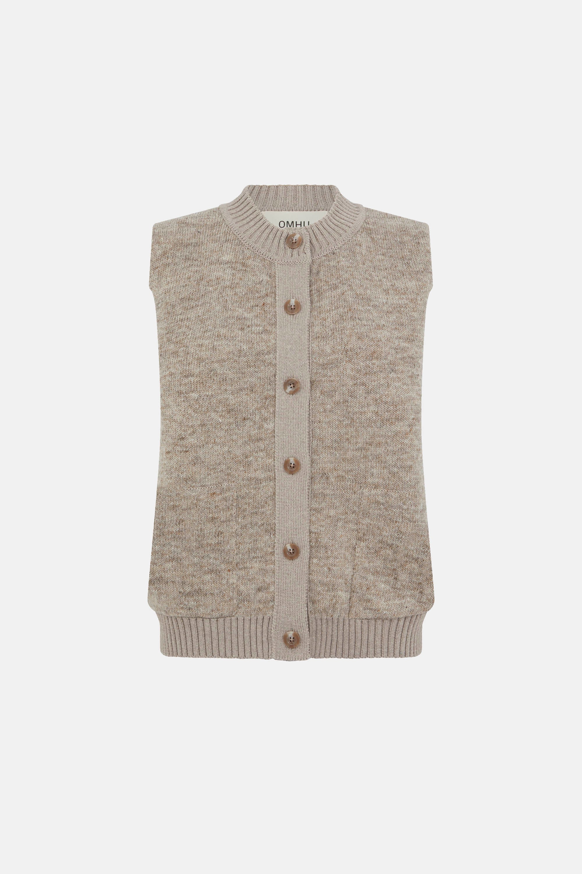 Venø Icelandic Wool Button Vest