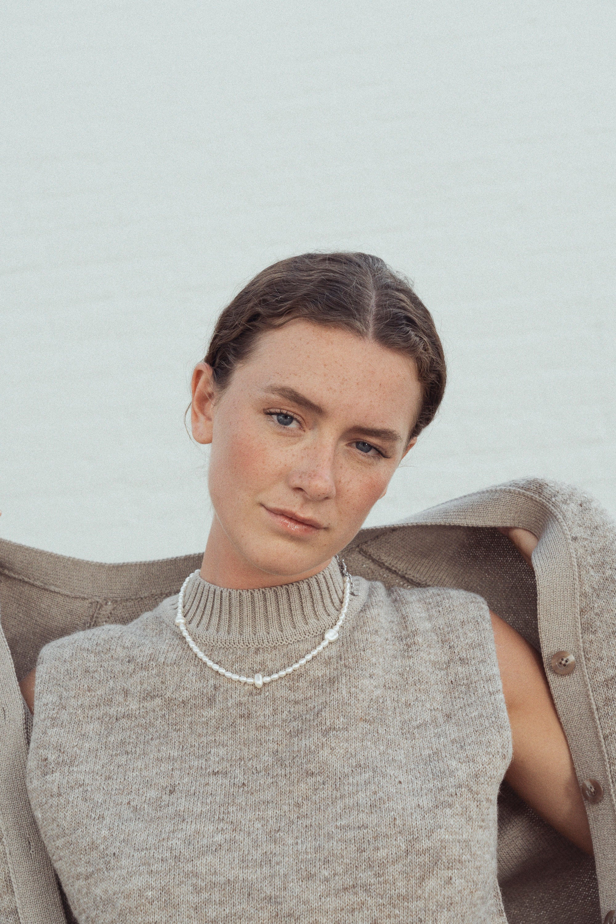 OMØ ICELANDIC WOOL CREWNECK VEST