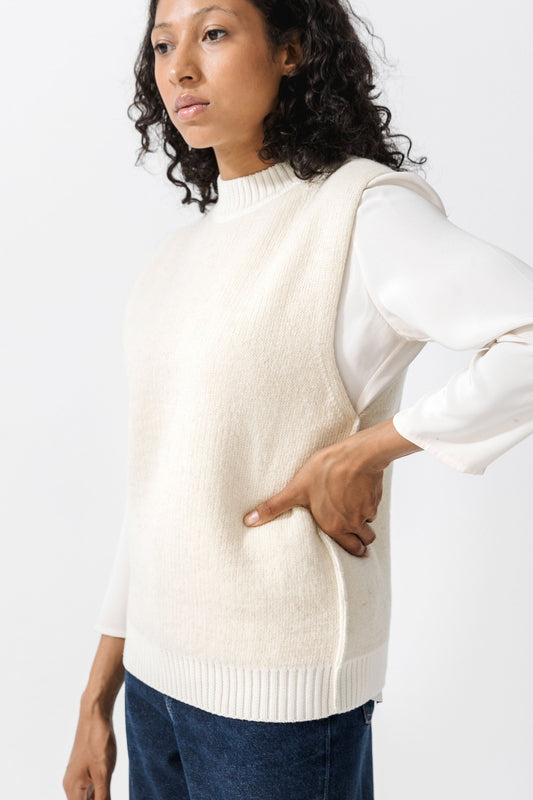 OMØ ICELANDIC WOOL CREWNECK VEST